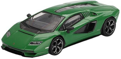 Machetă Mașină Lamborghini Countach Lpi 800-4 Verde Medio 2022 Scara 1:64 Mini GT MGT00976 BL
