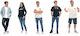 Set 5 Figurine Team Liberty Walk Team 1:18 American Diorama