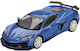 Machetă Mașină Chevrolet Corvette C8 Z06 2023 Elkhart Lake Albastru Metalizat 2023 Scara 1:64 Mini GT MGT00892LHD