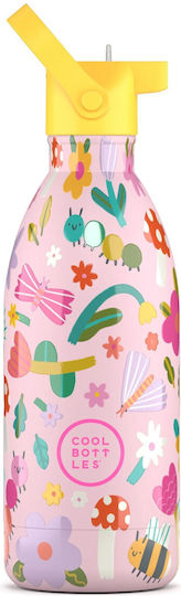 Cool Bottles Μπουκάλι Θερμός Ανοξείδωτο 500ml Ανοξείδωτο με Καλαμάκι