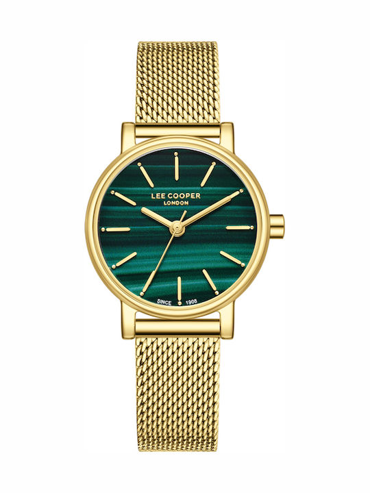 Lee Cooper Women's Watch with Gold Metal Bracelet