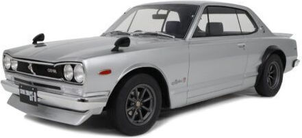 Machetă Mașină Nissan Skyline 2000 GT-R KPGC10 Argintiu 700 1971 Scara 1:12 Otto Models G094