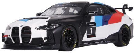 Macheta Auto Bmw M4 Gt4 Gt4 White Presentation 2022 1:18 Otto Models Ot1228