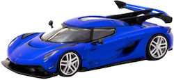 Machetă Mașină Koenigsegg Jesko Attack Albastră Scara 1:64 Tarmac Works