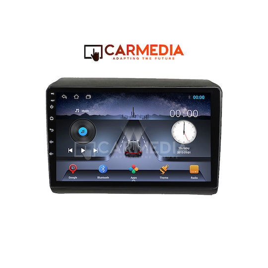 Carmedia Ηχοσύστημα Αυτοκινήτου για Peugeot Boxer Fiat Ducato Citroen Jumper 2006-2011 (Bluetooth/USB/WiFi/GPS/Apple-Carplay/Android-Auto) με Οθόνη Αφής 9"
