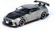 Machetă Mașină Nissan Skyline GT-R R35 Top Secret Gri Scara 1:64 Inno64