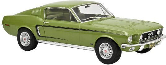 Machetă Mașină Ford Mustang Fastback GT 1968 Limuzină Auriu Metalizat Scara 1:12 Norev