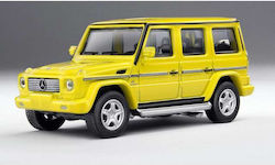 Macheta Mașină Mercedes Benz AMG G55 Galben Scara 1:64 Kyosho