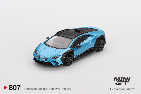 Machetă Mașină Lamborghini Huracán Sterrato Albastru Aegir 2024 1:64 Mini GT MGT00807-L