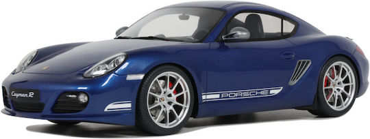 Macheta Auto Porsche Cayman R Blue 2012 1:18 Gt Spirit Gt901