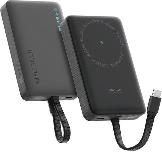 Cuktech CP132ML MagSafe Power Bank 10000mAh 22,5W Ladeleistung Schwarz