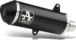 Arrow Exhaust Aluminium Dark Urban Carbon End Cap Kymco Xciting 400i S '21-'24 73522akn.alum Dark Arrow Exhaust Aluminium Dark Urban Carbon End Cap Kymco Xciting 400i S '21-'24 73522akn.alum Dark
