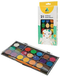 Adel Aquarelle 21 Farben 6 Stück