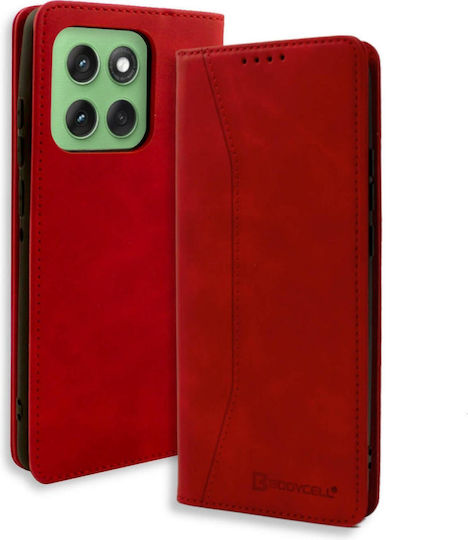 Bodycell Book Synthetic Leather / Leather Red (Motorola Edge 60, 60 Pro, 60 Fusion 5G)