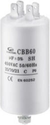Permanent Operation Capacitor Faston 100uF 450V