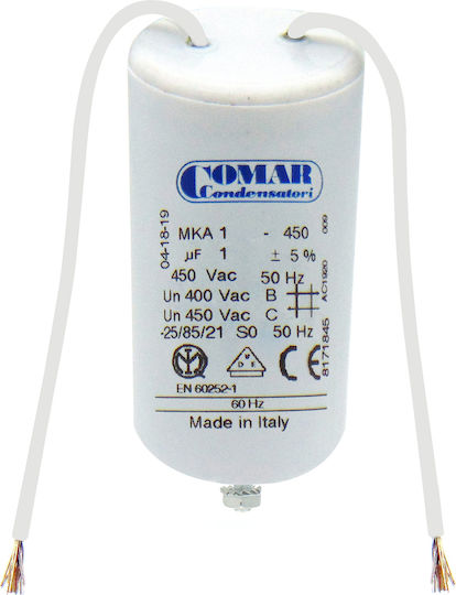 Comar Kondensator Dauerhaft 1μF 1Stück 03.006.0013