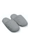 Winter Women's Slippers with Fur Gray