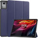 Tri-fold Βάση Στήριξης Flip Cover Navy Μπλε (Lenovo Tab K11 Plus)