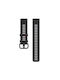 Polar Strap Silicone Black (Universal 22mm)