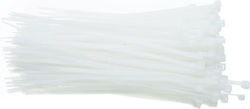 Cablexpert Δεματικά Καλωδίων Πλαστικά 200mmx4.8mm σε Λευκό χρώμα (100τμχ)