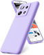 Orso Rubber Silk Back Cover Silicone Purple (Poco C85)