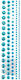 Next Element decorativ pentru proiecte DIY Blue 130buc