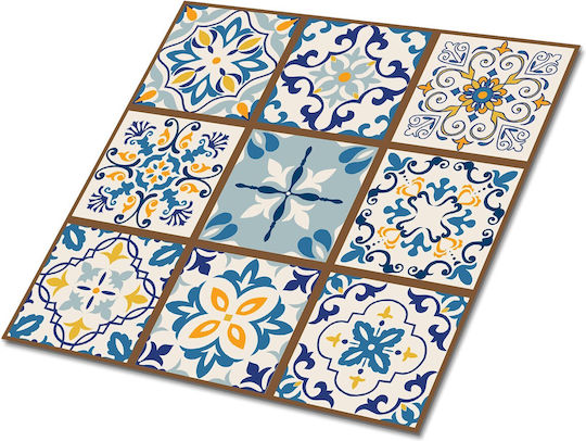 Vinyl Tile Stickers Decorative Design Arabic Puzzle 9x30x30 Cm