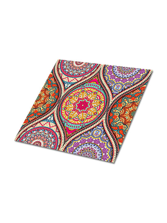 Vinyl Wandsticker Küche Badezimmer Schöne Mandala 9x30x30 cm