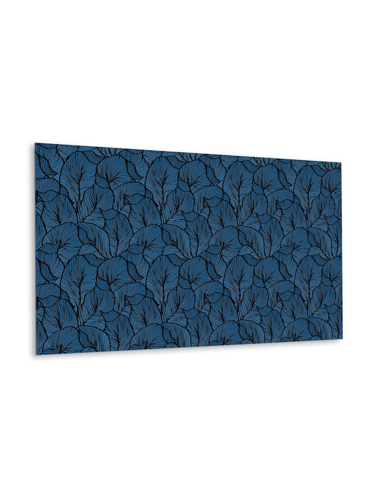 Vinyl Sticker Panel Quick Decoration Retro Leaves 100x50 Cm