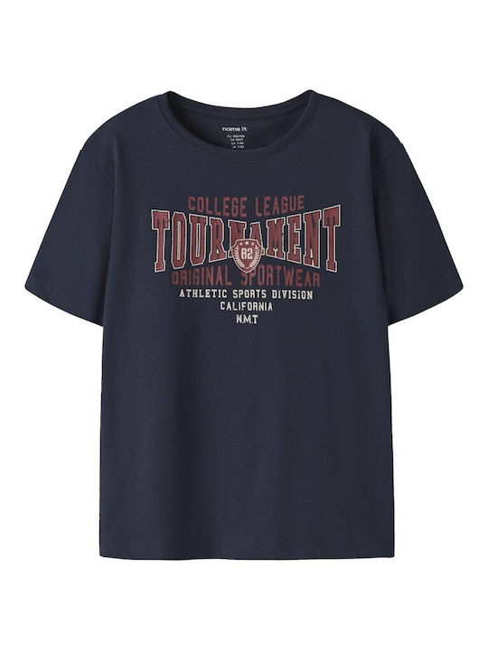 Name It Kids' Shirt Short Sleeve Blue Navy