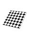 Decorative Vinyl Tile Stickers Inclined Chessboard 9x30x30 Cm