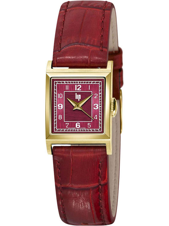 Lip Watches Ρολόι Μπαταρίας με Δερμάτινο Λουράκι