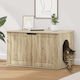 Vidaxl Cat House Sonoma 85 x 55 x 53.5 cm Engin...