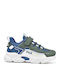 Memory Spinel 3 Kids Sports Shoes with Hoop & Loop Closure Blue