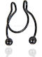 Asimi Body Piercing Fake Septum Nose Piercing Earring Made of Black Steel