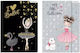 A4 Paper Folder Elastic Ballerina Starpak Foil 10/100