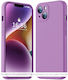 Techsuit Softflex Back Cover Σιλικόνης Μωβ (Mot...