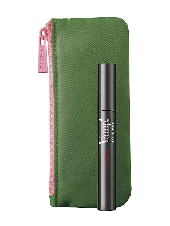 Pupa Vamp! All in One Super Cool Beauty Kit Σετ Μακιγιάζ για τα Μάτια με Νεσεσέρ 2τμχ