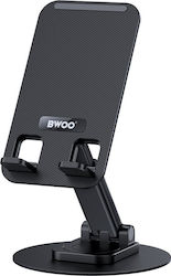 BWOO Suport Pentru Telefon Mobil Tip Stand De Birou În Culoare Neagră