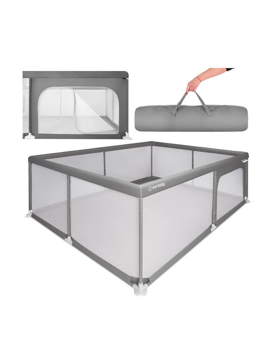 Sun Baby Park mit Matratze Gray 200x150cm