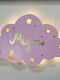 Kinder Wandlampe Wolke Name