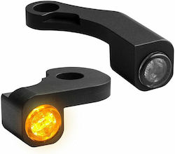 Heinz Bikes Paar LED Blitze Vorne Nano Rechts Links Hbtsn-flh-0913 Transparent Kristall 2 Stück