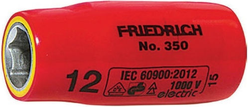 Friedrich Nuss mit Vierkant-Antrieb 1/2" 1Stück