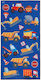 Beauty Home Double-Sided Kids' Beach Towel Art 2261 Blue Microfiber Not Cotton