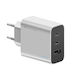 Cuktech Φορτιστής Χωρίς Καλώδιο GaN με Θύρα USB-A και 2 Θύρες USB-C 65W Γκρι
