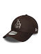 60759082 New Era Team Outline 9forty Los Angeles Dodgers Adjustable Cap Brown Color