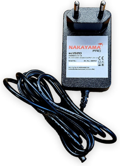 Nakayama Φορτιστής Μπαταριών Εργαλείου 21V