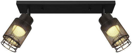 V-TAC Double LED Warm White Spot in Black Color