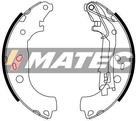 Bse676 Bremsi Matec Σιαγωνες Φρενων Fiat Doblo 1 3 4 6 10+ Gf0161