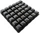 Anti-Decubitus Cushion Self-Inflating Office Chair Back Pillow with Air Cells 42x42x3cm